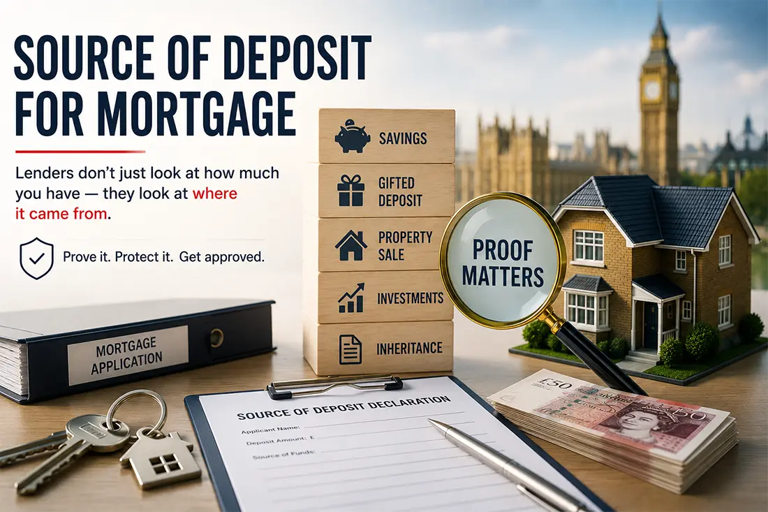 Source of Deposit for Mortgage